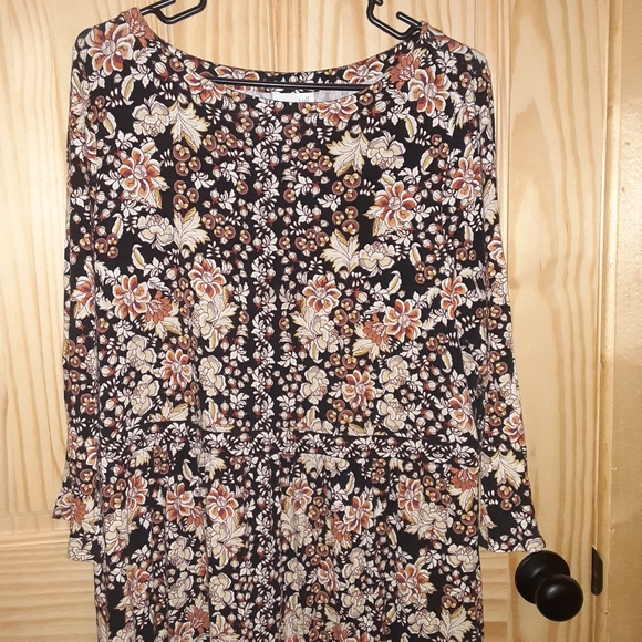 J.Jill Floral Knit Dress - Picture 3 of 5